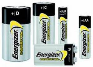 Energizer Industrial Alkaline Batteries, AAA, AA, C, D, & 9 volt
